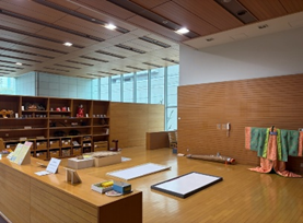 写真:体験学習室